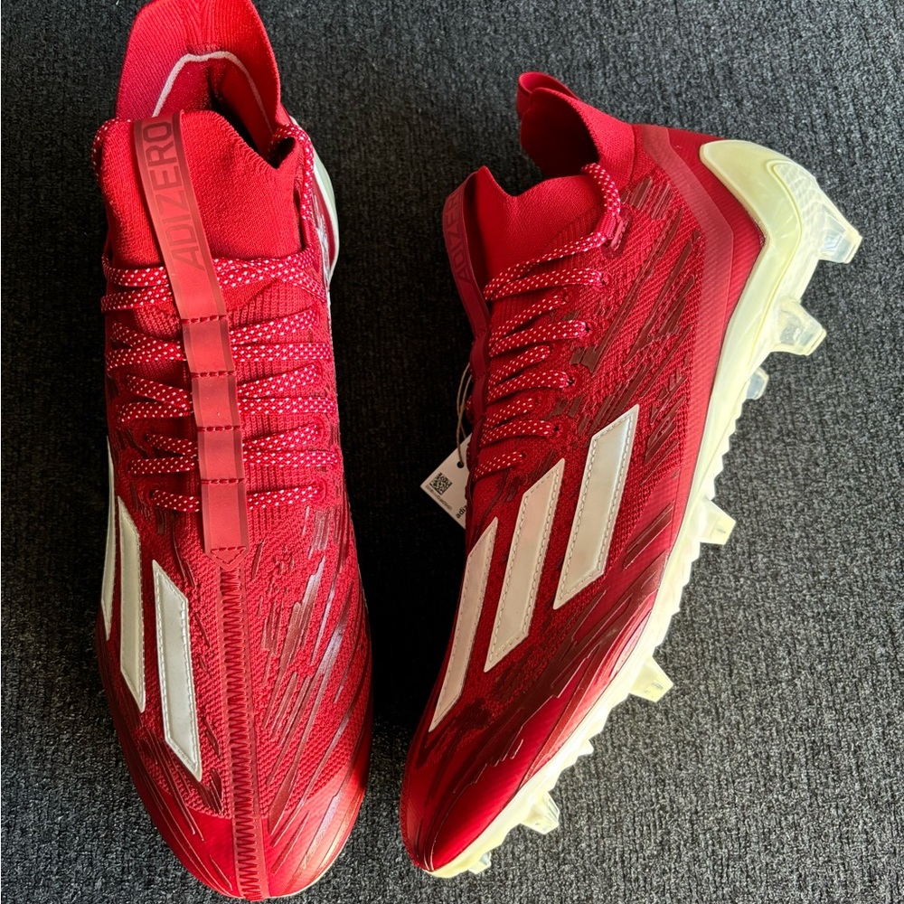 Adidas Adizero PrimeKnit Power Red Football Cleats Size 13
